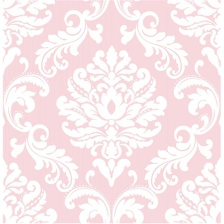 DOBA-BNT Ariel Peel and Stick Wallpaper, Pink SA2532159
